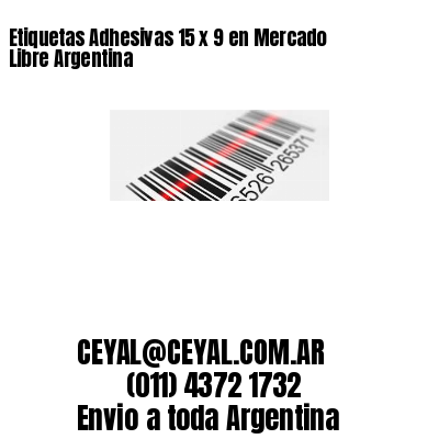 Etiquetas Adhesivas 15 x 9 en Mercado Libre Argentina