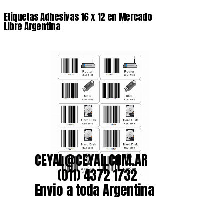 Etiquetas Adhesivas 16 x 12 en Mercado Libre Argentina