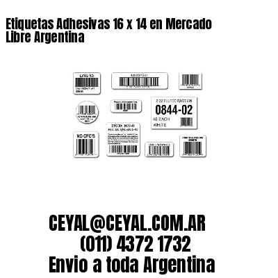Etiquetas Adhesivas 16 x 14 en Mercado Libre Argentina