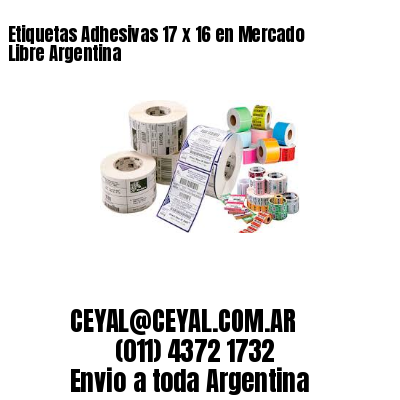 Etiquetas Adhesivas 17 x 16 en Mercado Libre Argentina