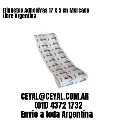 Etiquetas Adhesivas 17 x 5 en Mercado Libre Argentina