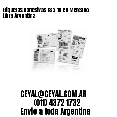 Etiquetas Adhesivas 18 x 16 en Mercado Libre Argentina