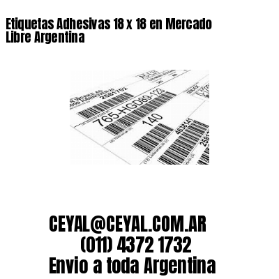 Etiquetas Adhesivas 18 x 18 en Mercado Libre Argentina