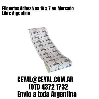 Etiquetas Adhesivas 19 x 7 en Mercado Libre Argentina