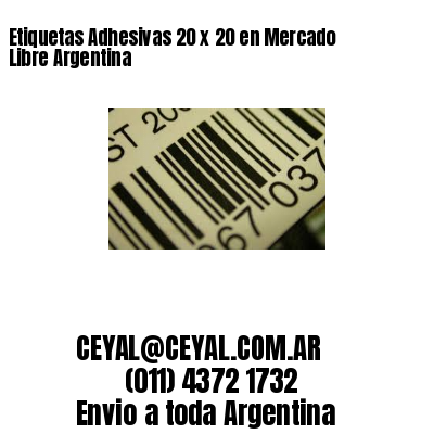 Etiquetas Adhesivas 20 x 20 en Mercado Libre Argentina