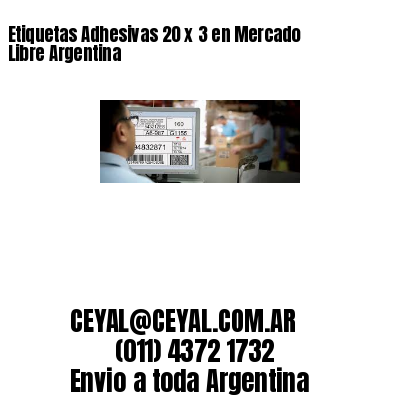 Etiquetas Adhesivas 20 x 3 en Mercado Libre Argentina