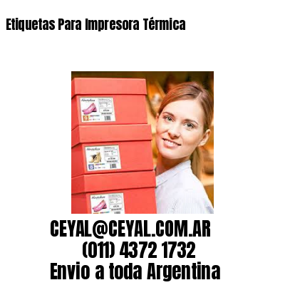 Etiquetas Para Impresora Térmica