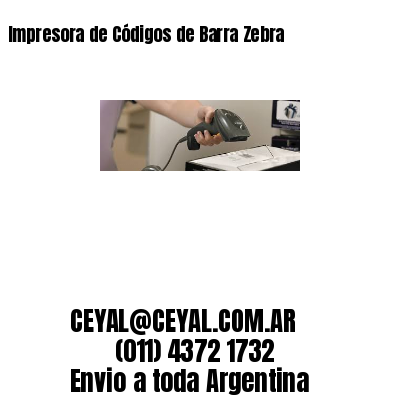 Impresora de Códigos de Barra Zebra
