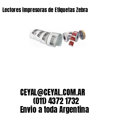 Lectores impresoras de Etiquetas Zebra