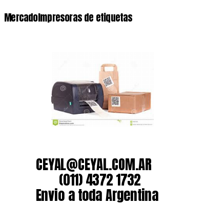 MercadoImpresoras de etiquetas