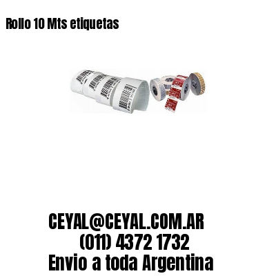 Rollo 10 Mts etiquetas