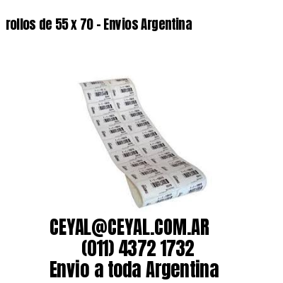 rollos de 55 x 70 – Envios Argentina