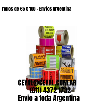 rollos de 65 x 100 – Envios Argentina