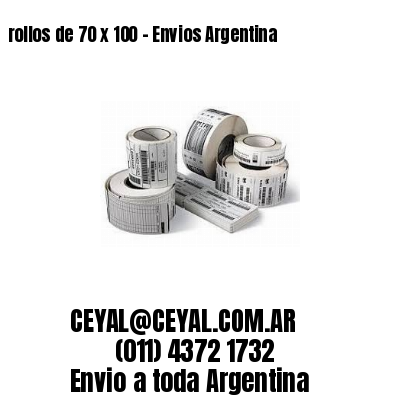 rollos de 70 x 100 – Envios Argentina