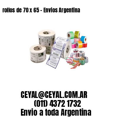rollos de 70 x 65 – Envios Argentina
