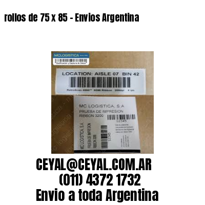 rollos de 75 x 85 – Envios Argentina