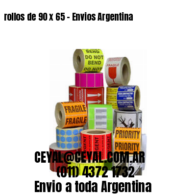rollos de 90 x 65 – Envios Argentina