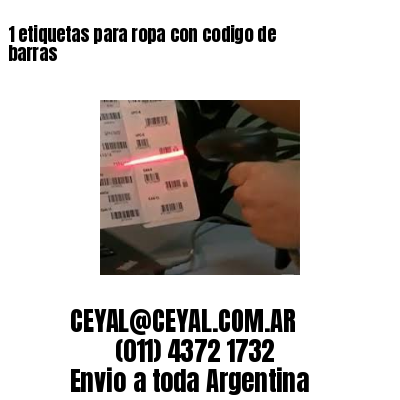 1 etiquetas para ropa con codigo de barras