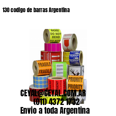130 codigo de barras Argentina