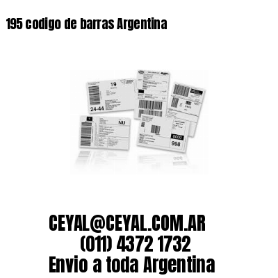195 codigo de barras Argentina