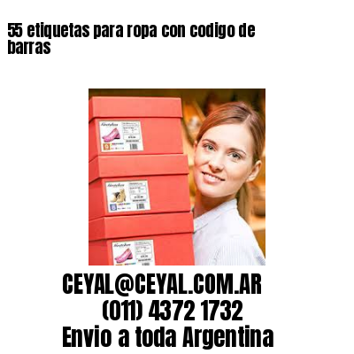 55 etiquetas para ropa con codigo de barras