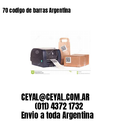 70 codigo de barras Argentina