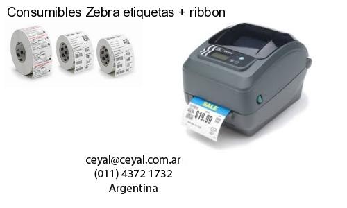 Consumibles Zebra etiquetas   ribbon