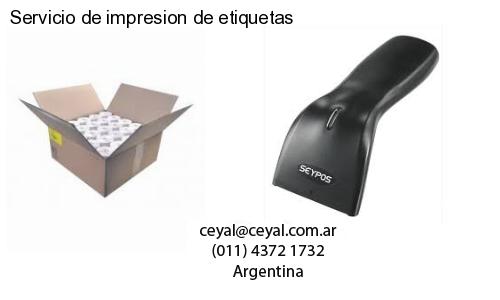 etiquetas  13 x 3  cm