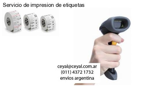 etiquetas  14 x 4  cm