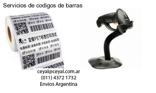 Servicios de codigos de barras