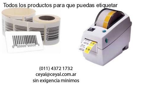 40 x 20 Termicas  x 1000 etiquetas – Argentina