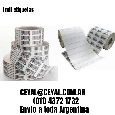 1 mil etiquetas