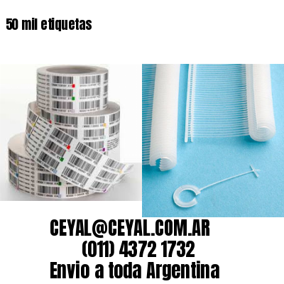 50 mil etiquetas