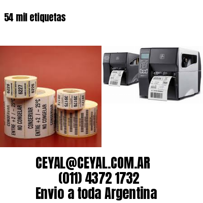 54 mil etiquetas
