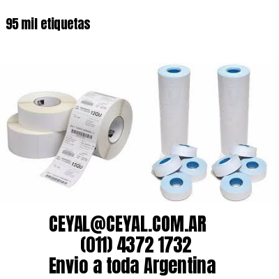 95 mil etiquetas