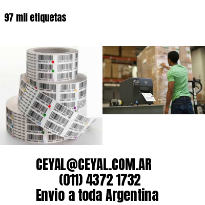 97 mil etiquetas
