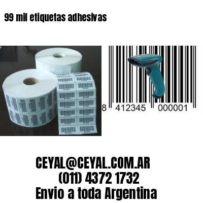 99 mil etiquetas adhesivas