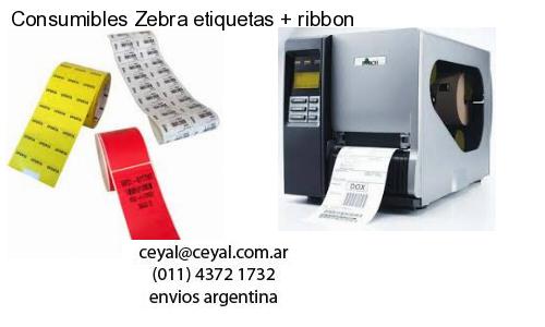 Consumibles Zebra etiquetas   ribbon