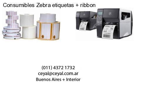 Consumibles Zebra etiquetas   ribbon