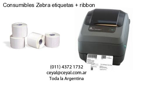 Consumibles Zebra etiquetas   ribbon