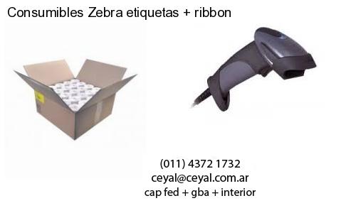 Consumibles Zebra etiquetas   ribbon