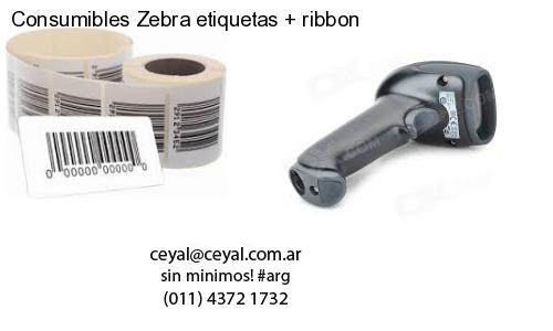 Consumibles Zebra etiquetas   ribbon