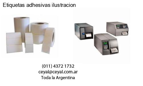 Etiquetas adhesivas ilustracion