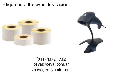 Etiquetas adhesivas ilustracion