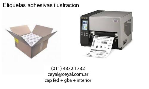 Etiquetas adhesivas ilustracion