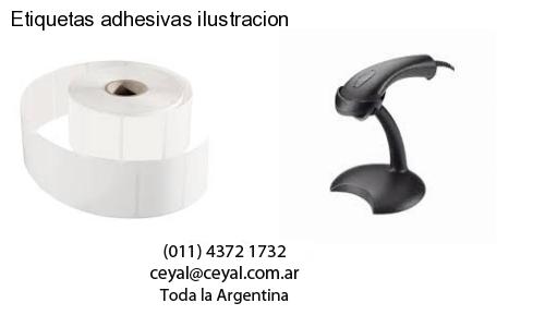 Etiquetas adhesivas ilustracion