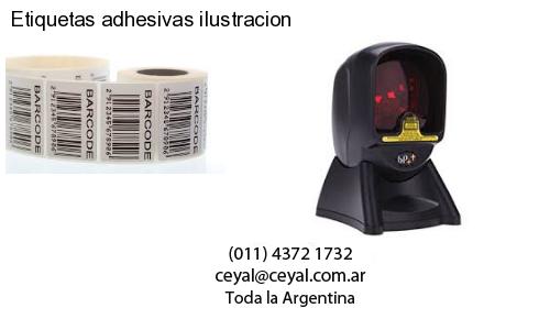 Etiquetas adhesivas ilustracion