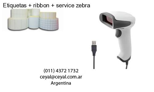 Etiquetas   ribbon   service zebra