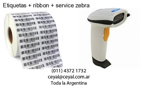 Etiquetas   ribbon   service zebra