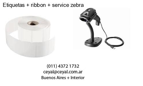 Etiquetas   ribbon   service zebra
